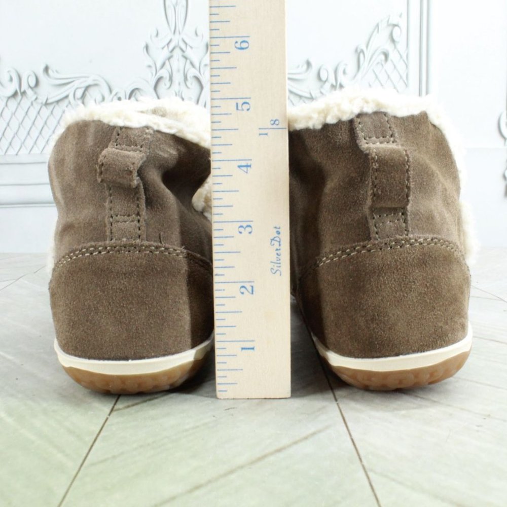 LL Bean Brown Suede Fleece Lined Mountain Boot Mocs Slippers Size 9 M - Picture 8 of 8